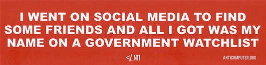 Watchlist Bumper Sticker